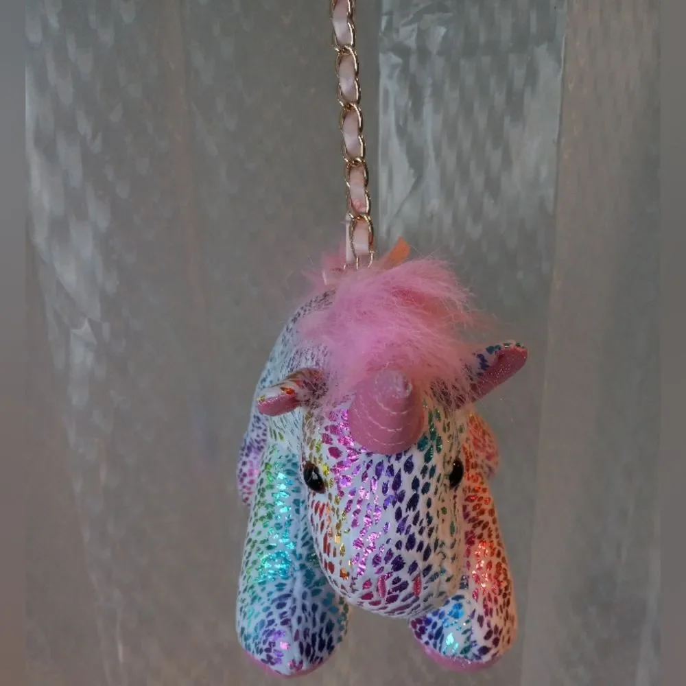 Unicorn Purse Plush Pink-Purple